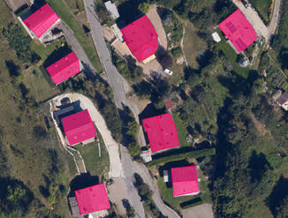 Rooftop solar potential map